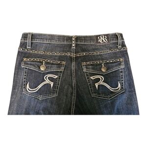 Rock & Republic BootCut Studded Stretch Kasandra Jeans Women Size 10